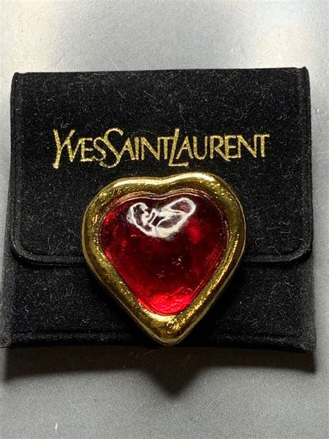 brosche yves saint laurent|saint laurent brooch pins.